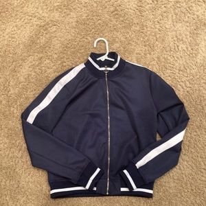 blue zara jacket